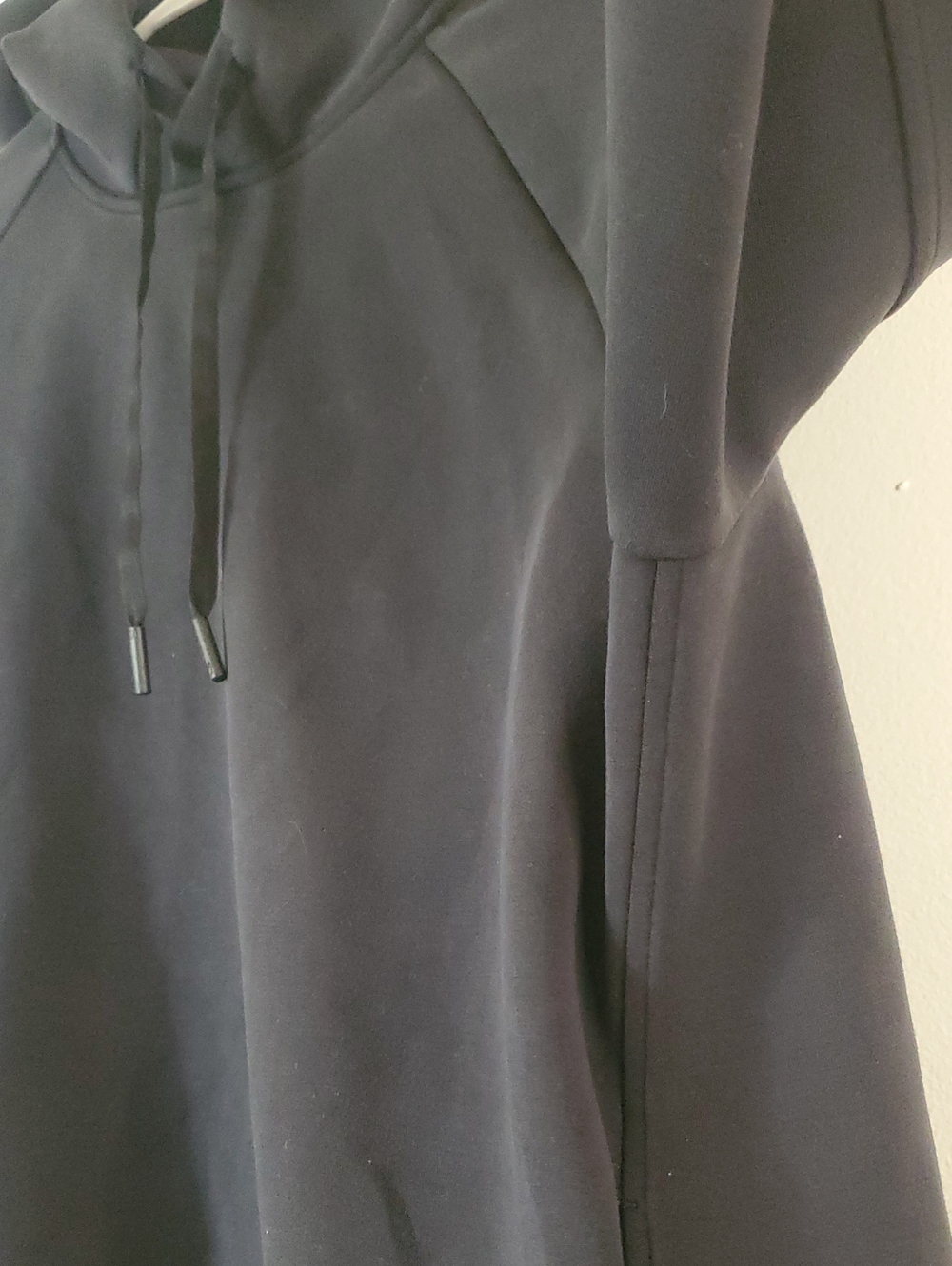 Lululemon Men's Black Smooth Spacer Hoodie Size Small Classic Fit Pullover - Picture 6 of 16